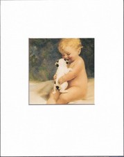 8X10 Matted Print Picture Art, Bessie Pease Gutmann: 1918, Chums picture