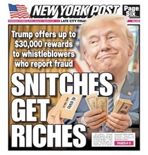 NY POST 10/21 2026 SNITCHES GET RICHES  RING DINGED KNICKS SPECIAL picture