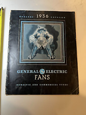 1936 GENERAL ELECTRIC GE FANS DEALERS CATALOG SALES BROCHURE ADVERTISING picture