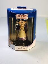 RARE -Enesco “Mrs. Claus” Rudolph The Red Nose Reindeer Ornament-1992 picture