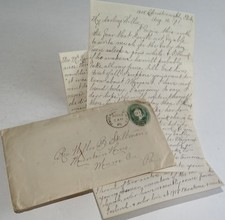 1891 Philadelphia PA Parsonage Letter Tabor Presbyterian Pastor Skillman Church picture