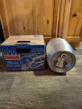 Vintage Hamm's Mini Keg 2 1/4 Gallon Beer Tapper with Labels and Original Box KT picture