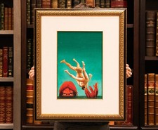Barry Windsor Smith — Original 1973 Cover Comic Art Painting K'ing Kung-Fu #2 picture