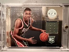 RC Jersey 13 14 Panini Giannis Antetokounmpo NBA game used rookie basketball uni picture
