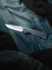 Piratech Knives Saga Folding Knife 3.5 S90V Steel Blade Titanium/Richlite Handle picture