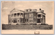 Antique Massachusetts Postcard AMHERST Draper Hall M.a.c. 1906 picture