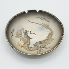 Vintage Moriage Dragonware Ashtray Dragon Ware Japan Japanese Hand Painted picture