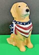Golden Retriever 4th of July Figurine by Merrymac Collection Retired Glory Too picture