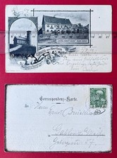 Postcard Abertham in Bohemia 1909 Hotel City of Vienna Alex Wolf and Observatory (170837 picture