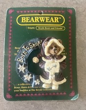 Boyds Bears Bearwear Collection Pin / Brooch #26016 Born to Shop 1995 NOS picture