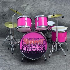 Miniature Drum Special Edition Slipknot Pink Premium Scale 1/6 Handmade Gift picture