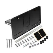 Universal US Flip-Up Front License Plate Frame, License Bracket Holder for Di... picture