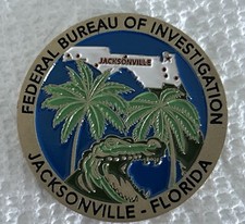 FBI Jacksonville Florida Division  V2 Challenge Coin picture