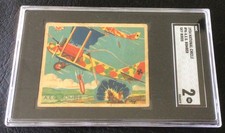 1934 National Chicle Sky Birds #96 A.E.G. Bomber  SGC 2 GD picture