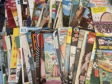 HUGE Lot 90+ Vintage 1950s 60s Vacation Travel Brochures Map Airline Ephemera picture