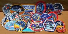 Space Program & Shuttle NASA mission patches 18 different, quality vintage picture