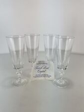 Princess House French Lead Crystal Set Of Four Vintage Champagne 5.5 Ounces picture