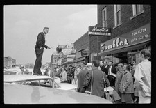 Photo:Robert F Kennedy on Car Roof Campaign Crowd 1968 City Street picture