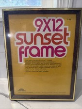 Vintage NIP 9x12 Sunset Frame for Sunset Needlepoint & Sunset Stitchery picture