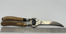 Vintage Vom Cleef Co Stag Handle Soligen Kitchen Shears Poultry Scissors Germany picture