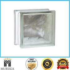 Nubio 4 in. Thick Series 12 in x 12 in x 4 in 3-pack Wave Pattern Glass Block picture