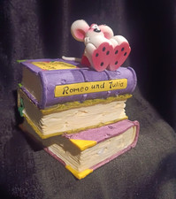 Diddl Romeo und Julia Mouse Figurine Boxed Resin Painted Thomas Goletz 2003 picture