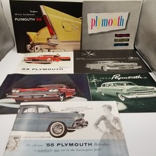 1950s Plymouth Sales Brochure Lot of 6 Fury Belvedere Cranbrook Original 1953-56 picture