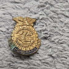 Vintage Honorary FFA Degree Gold Tone 1/10 10k Gold Filled Balfour Vocational Ag picture