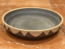 UHL ART Pottery ART DECO Planter Saucer HUNTINGBURG IN Vintage 1930-40s picture