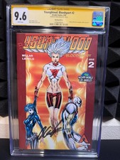 CGC 9.6 SIGNED by LIEFELD YOUNGBLOOD Bloodsport #2 Bootleg LA WIZARD WORLD 2005 picture