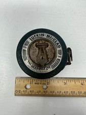 Vintage Lufkin Ni-Clad 25 FT Steel Tape Measure 25' Lufkin Rule Co Green C0 picture