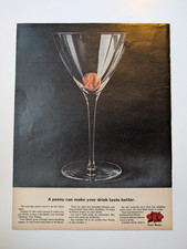 (2) 1960s Four Roses Whiskey Liquor Alcohol Ephemera LIFE Magazine Ads  picture