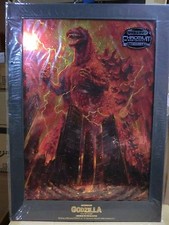 GODZILLA CHROMIUM POSTER COLLECTION KING OF MONSTER VS 1966 NEW SEALED RARE picture