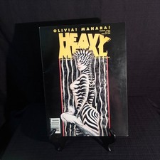 Heavy Metal #155 March 1995 Olivia De Berardinis Zebra Lady III Cover picture