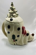 Vintage 1999 McCoy Pottery Mac II Treat Jar Limited Edition Christmas Tree.  picture