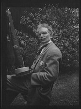 Bierce,Ambrose,Bohemian Club Grove,San Francisco,California,Arnold Genthe,1896 picture