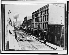 Galena Illinois Barrows-Coatsworth Building 1880s Main Street Street Scene picture