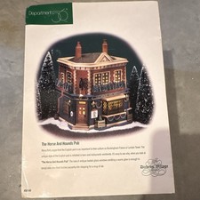 Department 56 Dickens' Village Horse and Hounds Pub Ceramic Painted Boxed picture