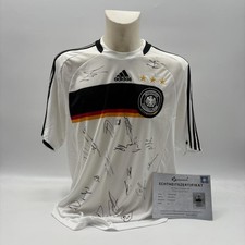 Germany Jersey EM 2008 Team Signed DFB Adidas XL picture