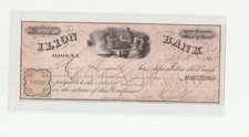 1865 Ilion Bank - New York - Check Letter Head Bill picture