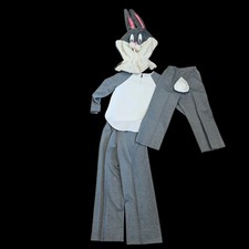VTG Bugs Bunny Kids Costume Sz S/M/L 70s 80s Looney Tunes Handmade picture