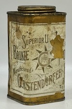 ANTIQUE BRONZE POWDER GERSTENDORFER BROS. NY 43 Park PL, 1 LB. PAINT CAN w/LABEL picture