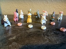 12Pcs Cute Mini Rabbit Decoration Miniature picture