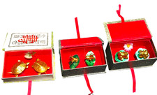 Vintage Chinese Mechanical Trembling Luck Charm Boxes Lot Frogs Crickets Turtles picture