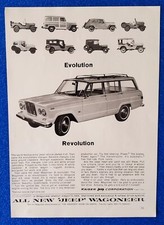 1964 KAISER JEEP WAGONEER ORIGINAL PRINT AD