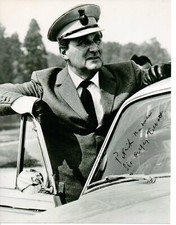 PATRICK MACNEE  007 JAMES BOND AUTOGRAPH SIR GEOFFREY TIBBETT VIEW TO A KILL COA picture