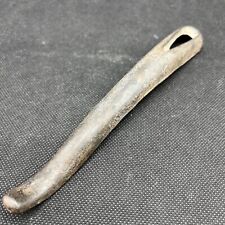ANTIQUE VINTAGE CAST IRON STOVE LID cover LIFTER HANDLE 7” Cabin Rustic picture