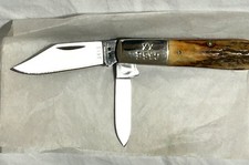 CASE XX BARLOW KNIFE 52009 1/2 STAG HANDLES UNUSED 2000 picture