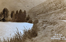 Postcard Real Photo Yakima River Ellensburg Highway Washington picture