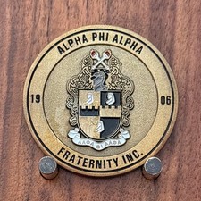 Alpha Phi Alpha Fraternity Legacy Commemorative Challenge Coin  W#14 picture